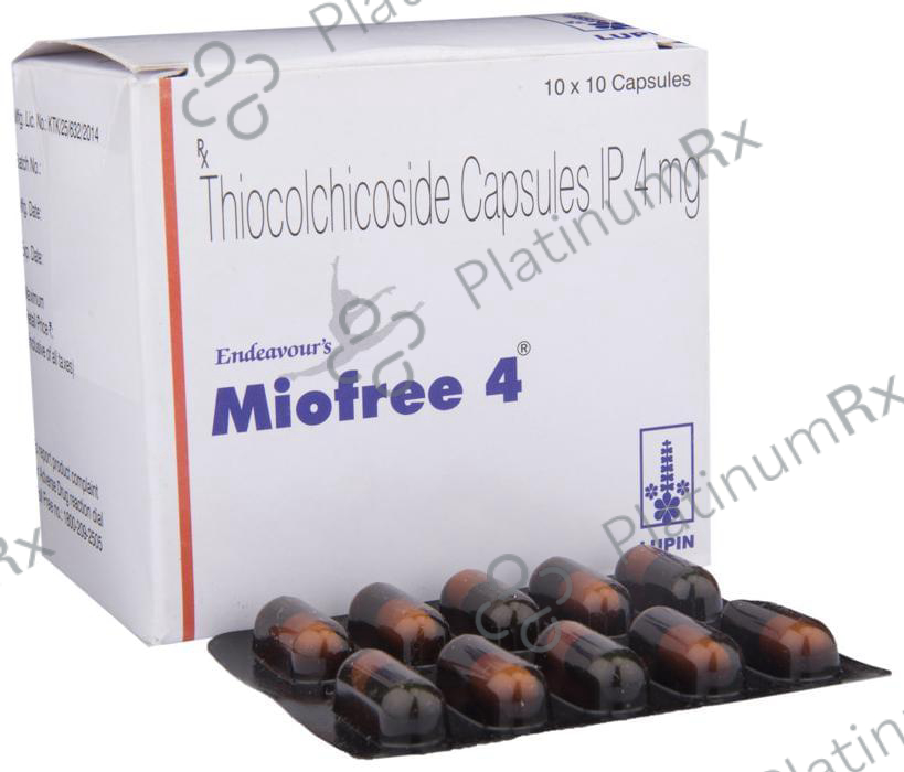 Miofree 4mg Capsule 10s