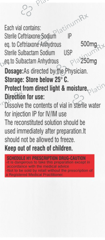 Ceftovil-S 750mg Injection