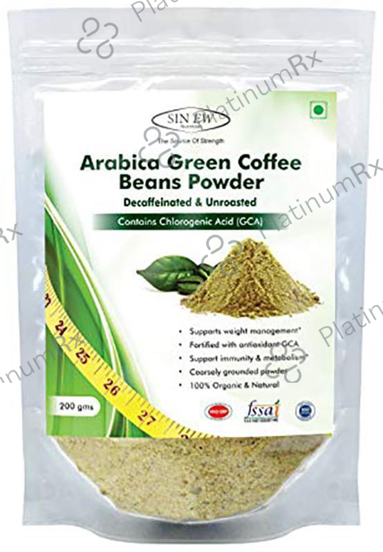 Sinew Nutrition Arabica Green Coffee Beans Powder 200 gm
