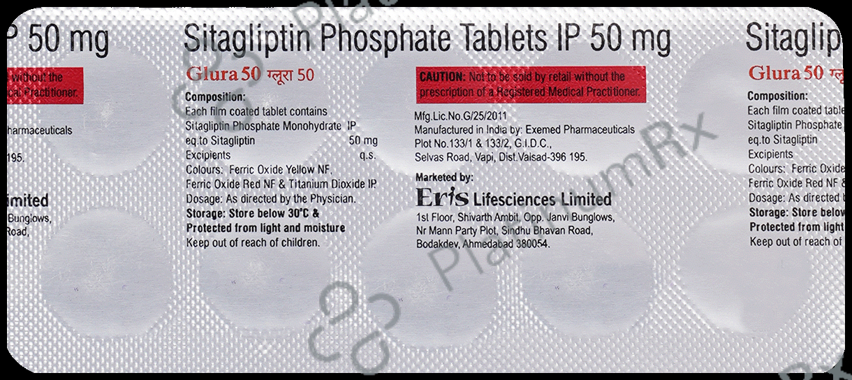 Glura 50mg Tablet 10s