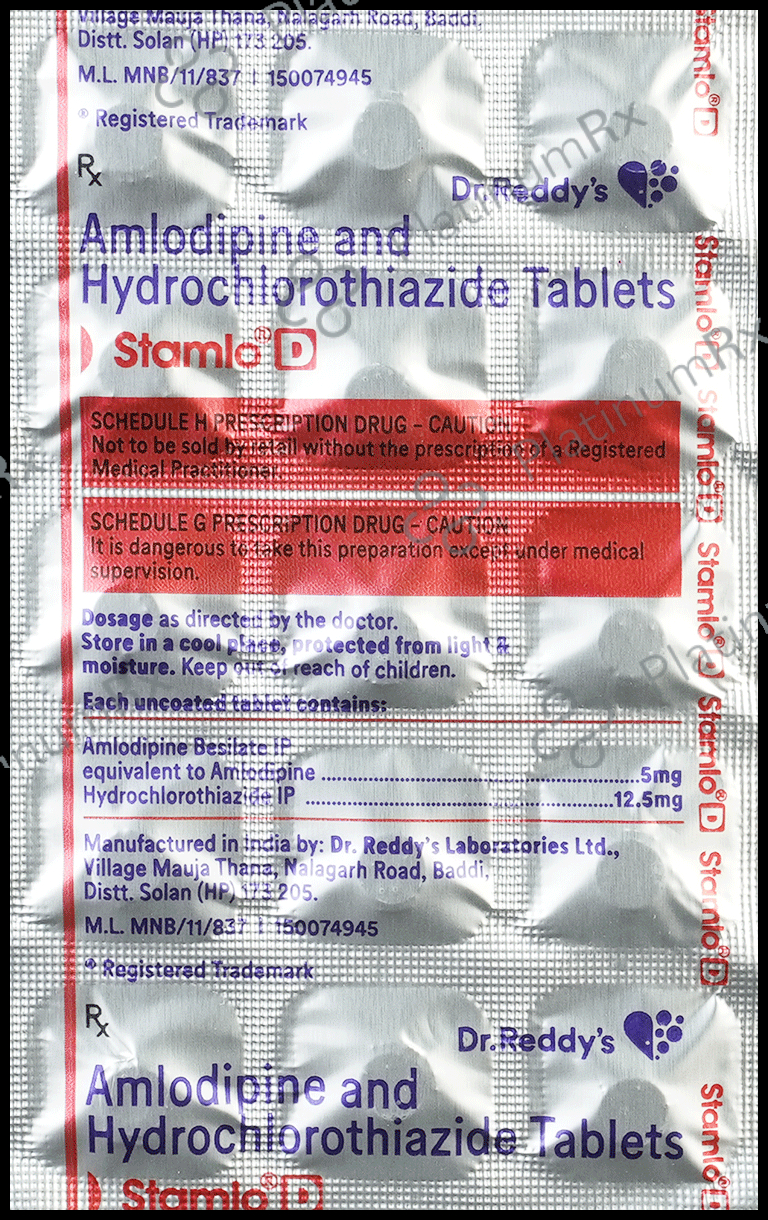 Stamlo D 5/12.5mg Tablet 15s