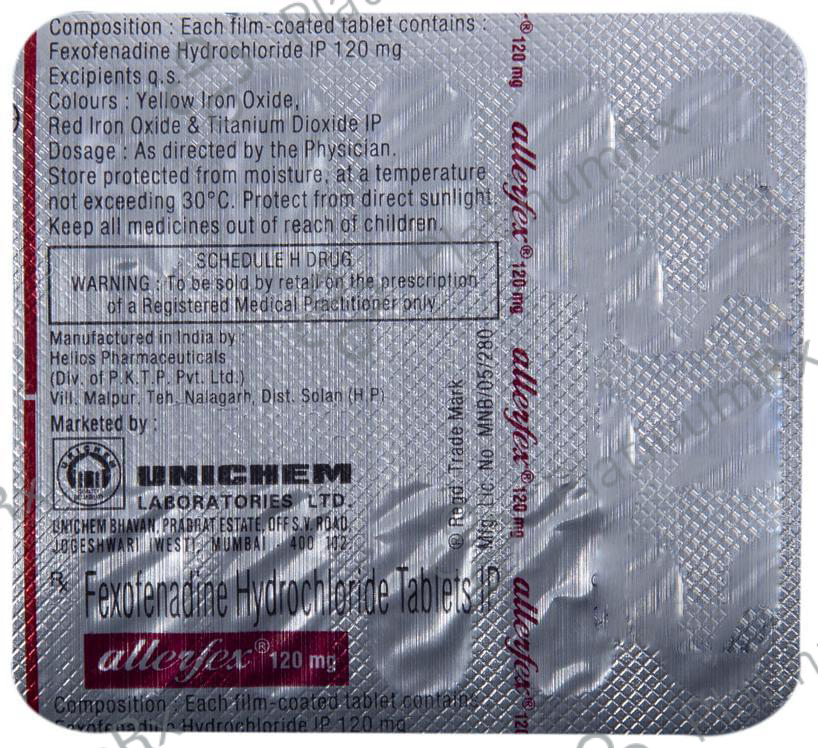 Allerfex 120mg Tablet