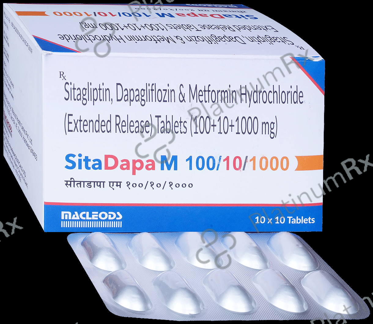Sitadapa M 100/10/1000 Tablet ER