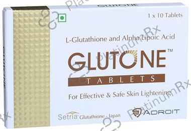 Glutone 100/500mg Tablet 10s