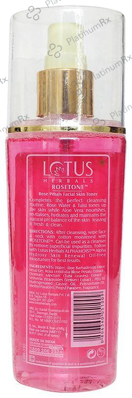 Lotus Herbals Rosetone Facial Skin Toner