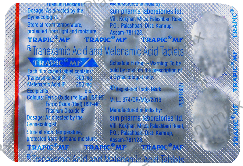 Trapic MF 250/500mg Tablet 10s