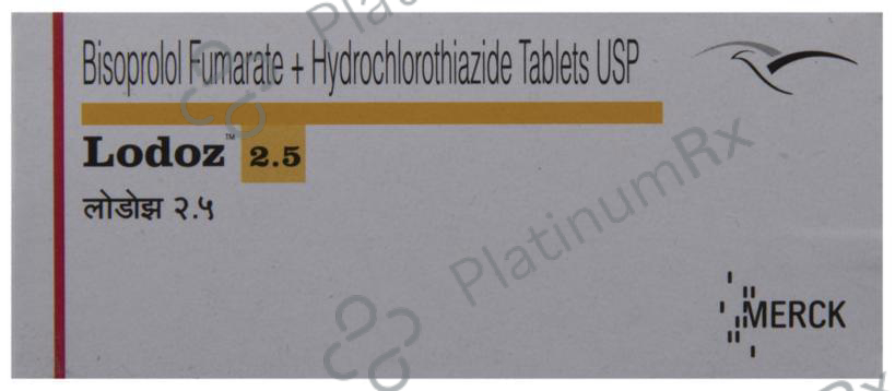 Lodoz 2.5/6.25mg Tablet 10s