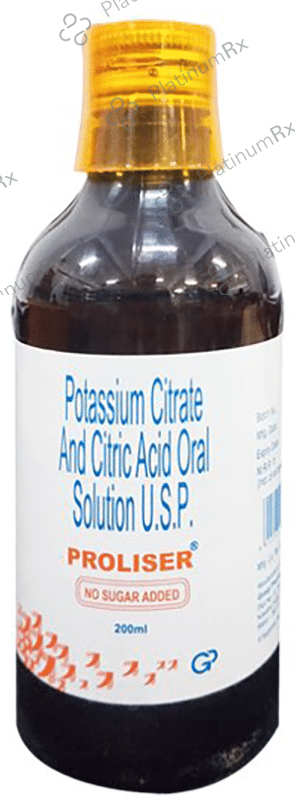 Proliser 1100/332mg Syrup Sugar Free 200ml