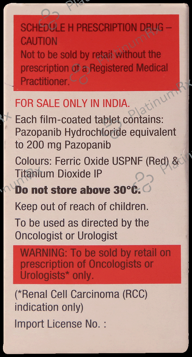 Votrient 200mg Tablet