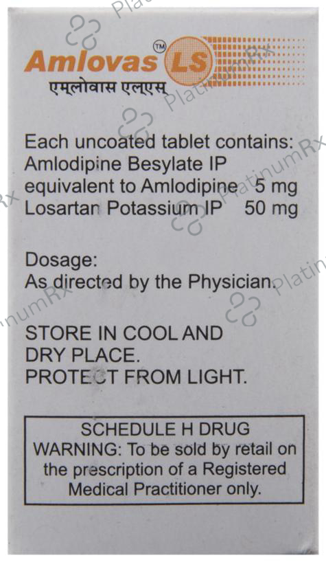 Amlovas LS 5/50mg Tablet 10s