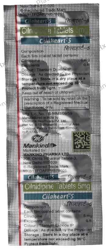 Cilaheart 5 Tablet 10 Tablet