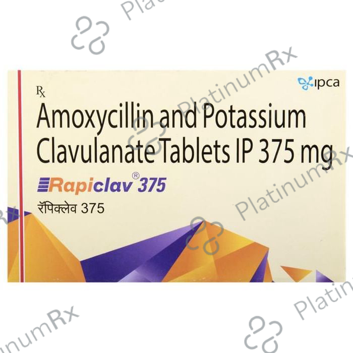 Rapiclav 250/125mg Tablet 10s