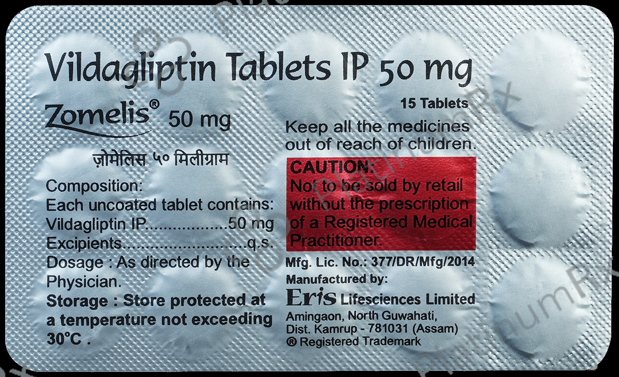 Zomelis 50mg Tablet 15s
