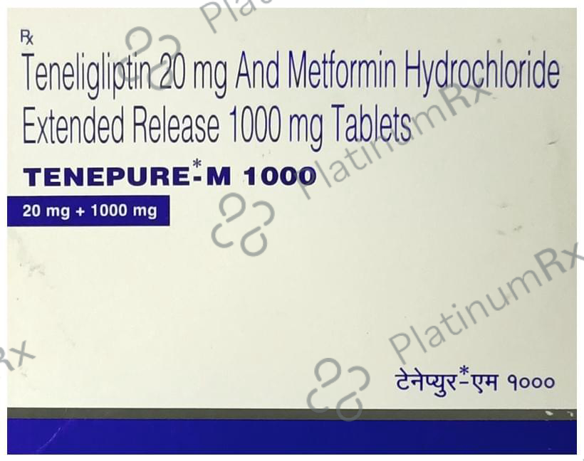Tenepure-M 1000 Tablet ER 15 Tablet ER