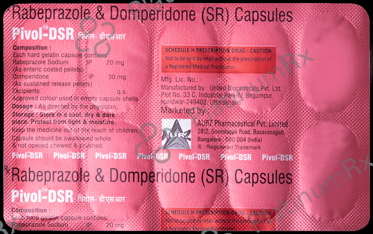 Pivol DSR 30/20mg Capsule 10s