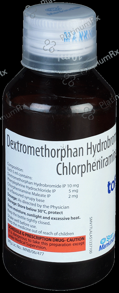 Toff DC 2/10/5mg Syrup 100ml