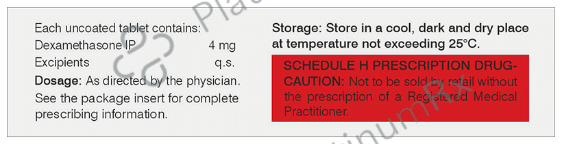 Dexam 4mg Tablet 4 Tablet