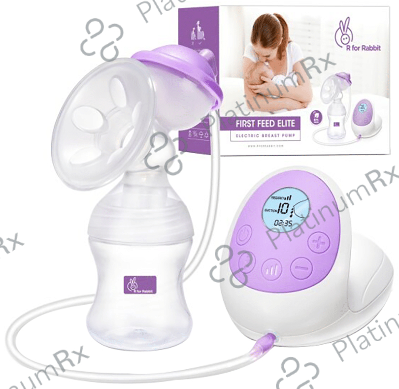 R for Rabbit First Feed Elite Electric Breast Pump Purple