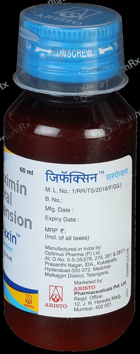 Gifaxin 100 mg Syrup