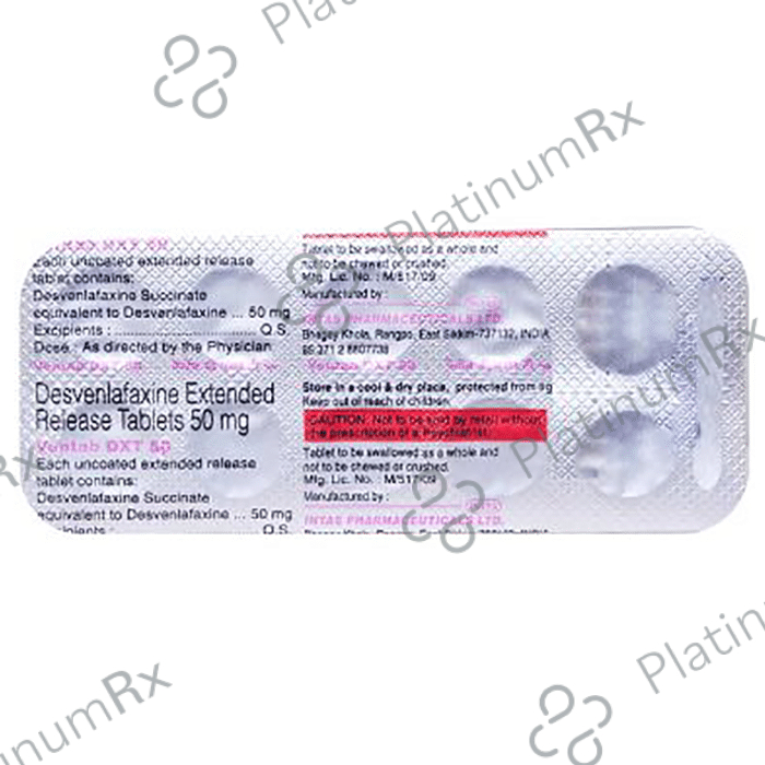 Ventab Dxt 50mg Tablet ER 10s