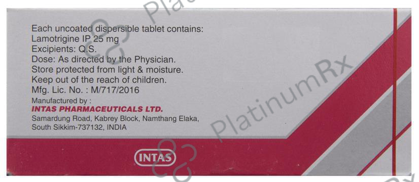 Lamez 25mg Tablet DT 10s