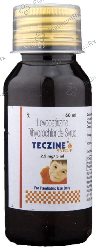Teczine 2.5mg Syrup 60ml