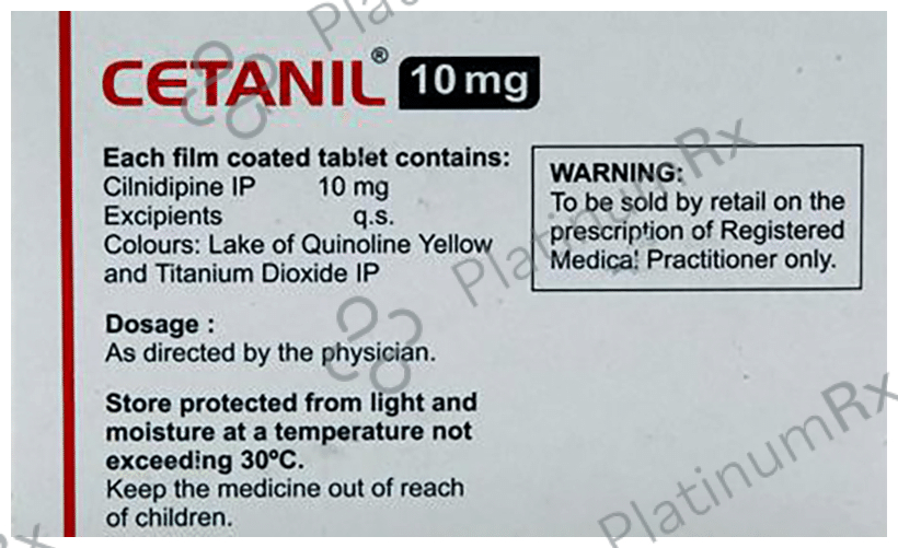 Cetanil 10mg Tablet 15s