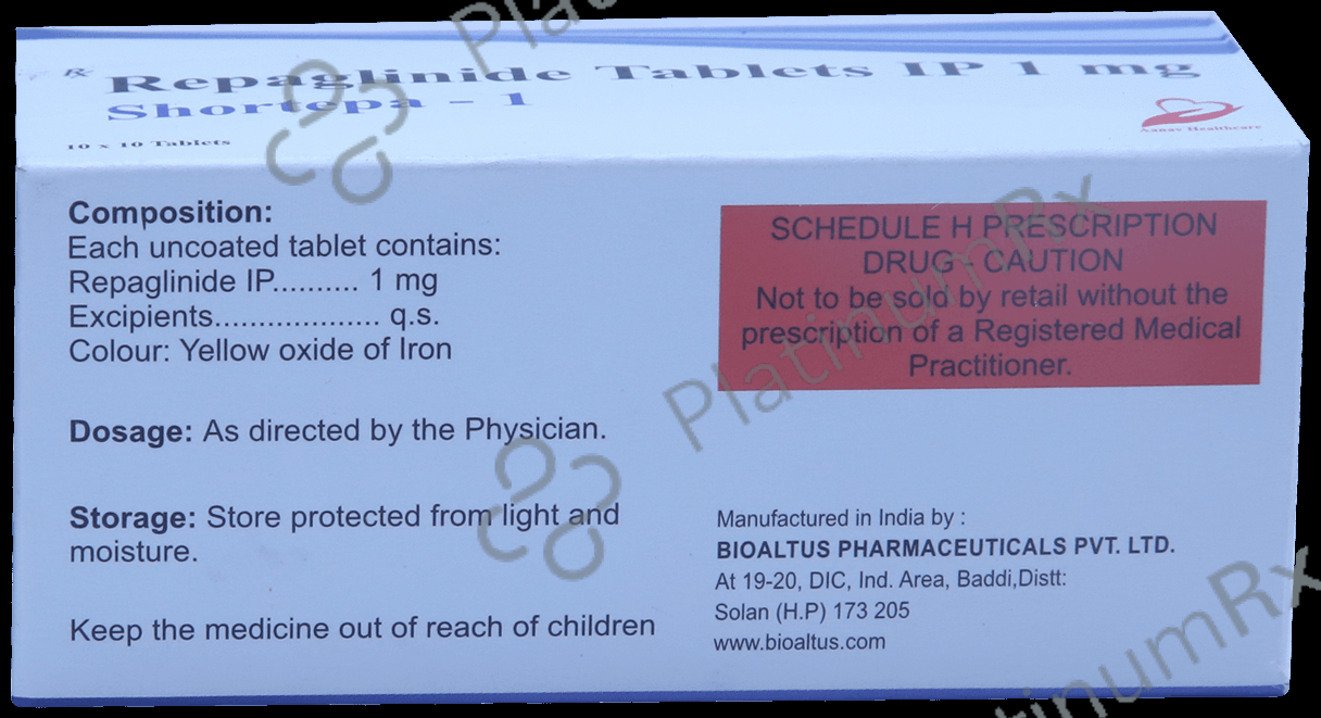 Shortepa 1mg Tablet
