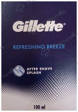 Gillette After Shave Splash Lotion Refreshing Breeze