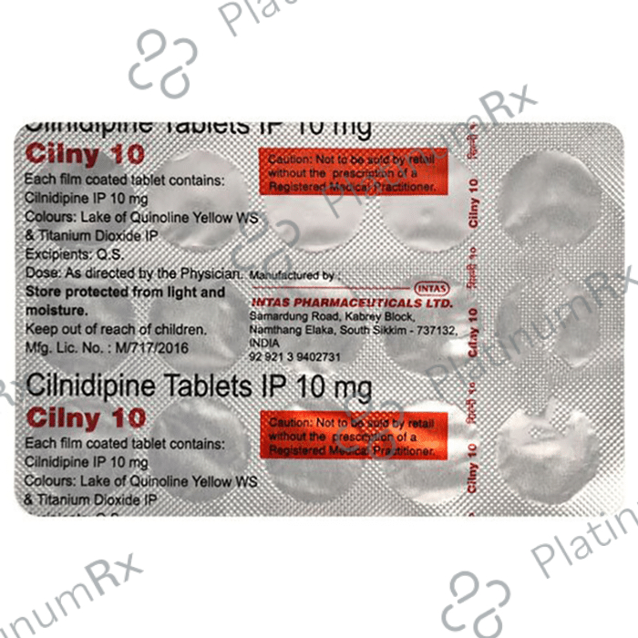 Cilny 10mg Tablet 15s