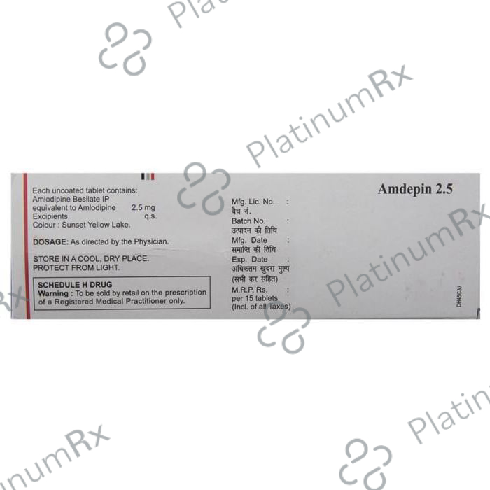 Amdepin 2.5mg Tablet 15s