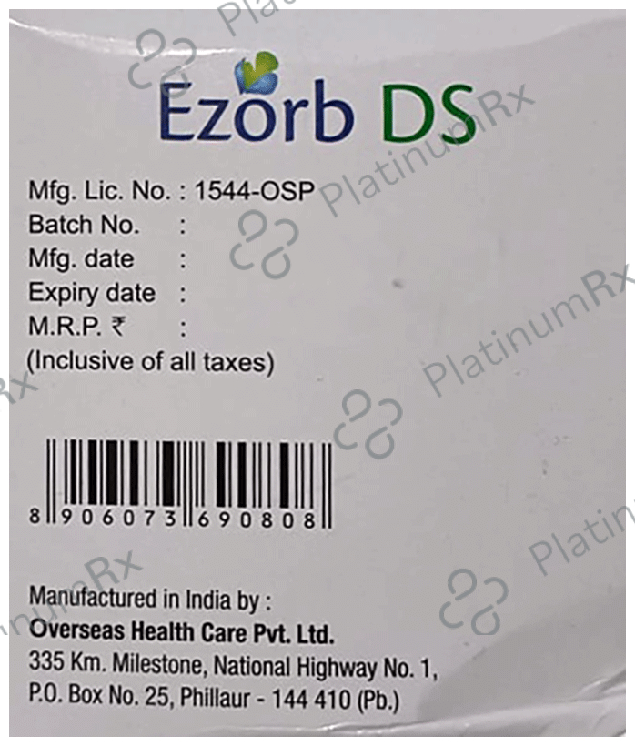 Ezorb DS Tablet 15 tablets
