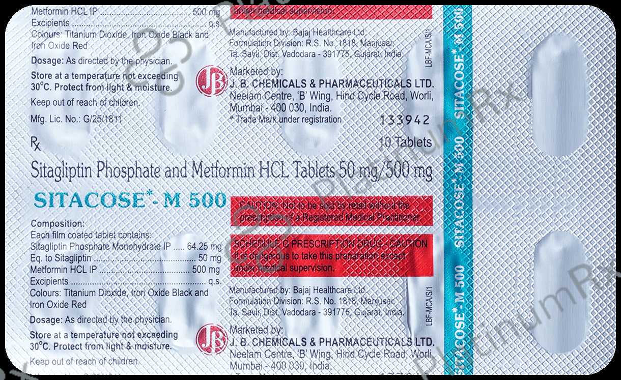 Sitacose-M 500 Tablet