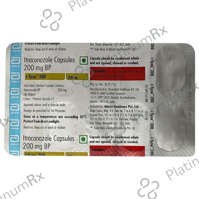 I Tyza 200mg Capsule 10s