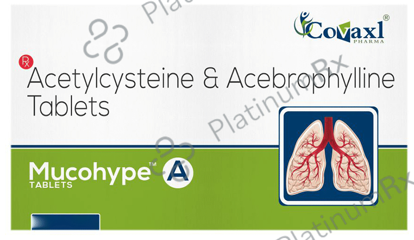 Mucohype A 100mg/600mg Tablet