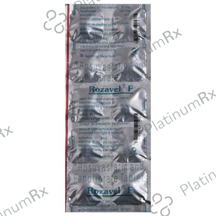 Rozavel F 160/10mg Tablet 10s