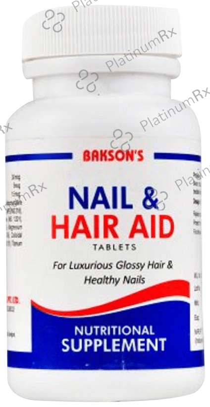 Bakson's Nail & Hair Aid Tablet 50 tablets