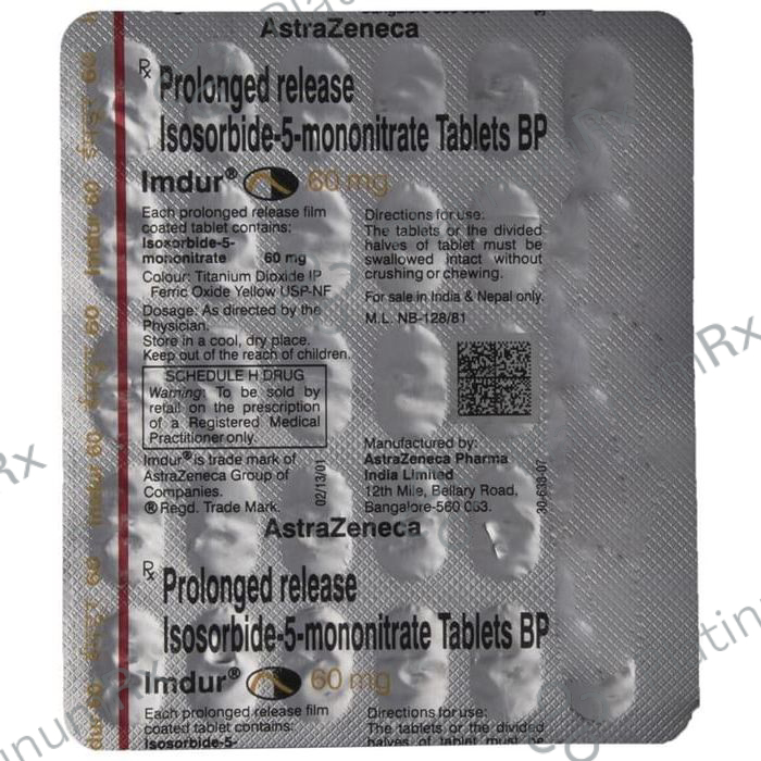 Imdur 60mg Tablet PR 30s