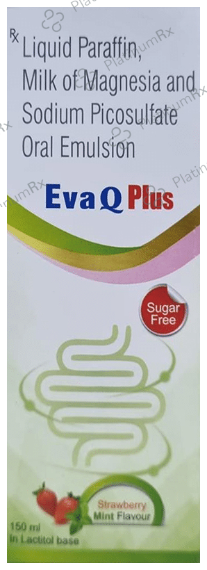 Eva Q Plus Strawberry Mint Sugar Free Oral Emulsion 150ml