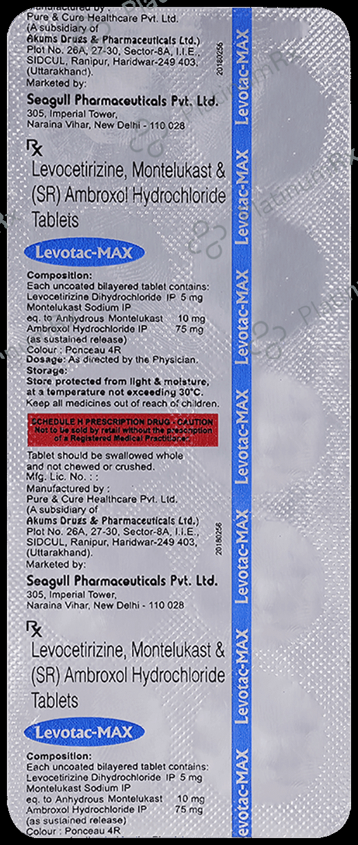 Levotac-Max Tablet SR