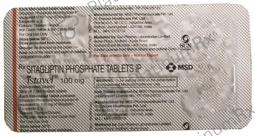 Istavel 100mg Tablet 7 Tablet