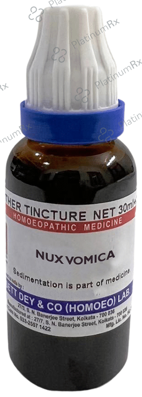 Sett Dey Nux Vomica Mother Tincture Q