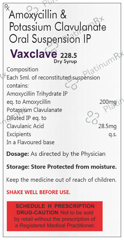 Vaxclave 228.5 Dry Syrup