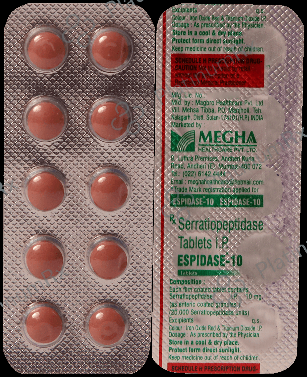 Espidase 10mg Tablet