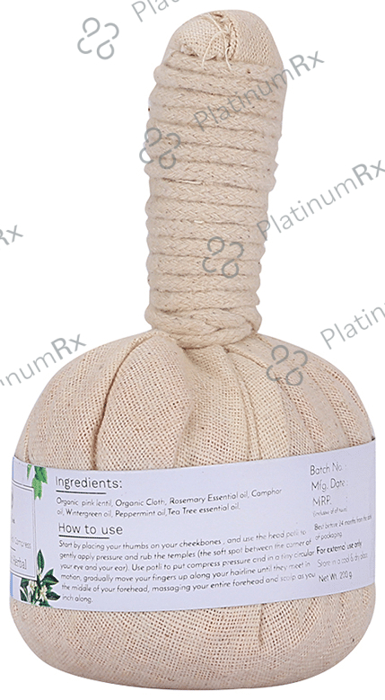 Seer Secrets Ayurvedic Herbal Head Temple Potli Compress