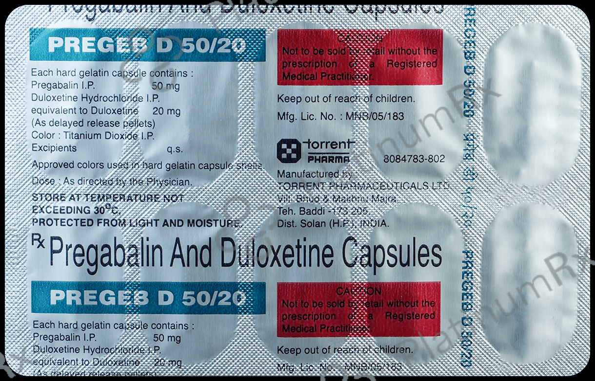 Pregeb D 50/20 Capsule