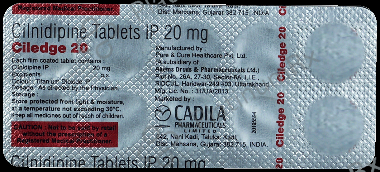 Ciledge 20mg Tablet 10s