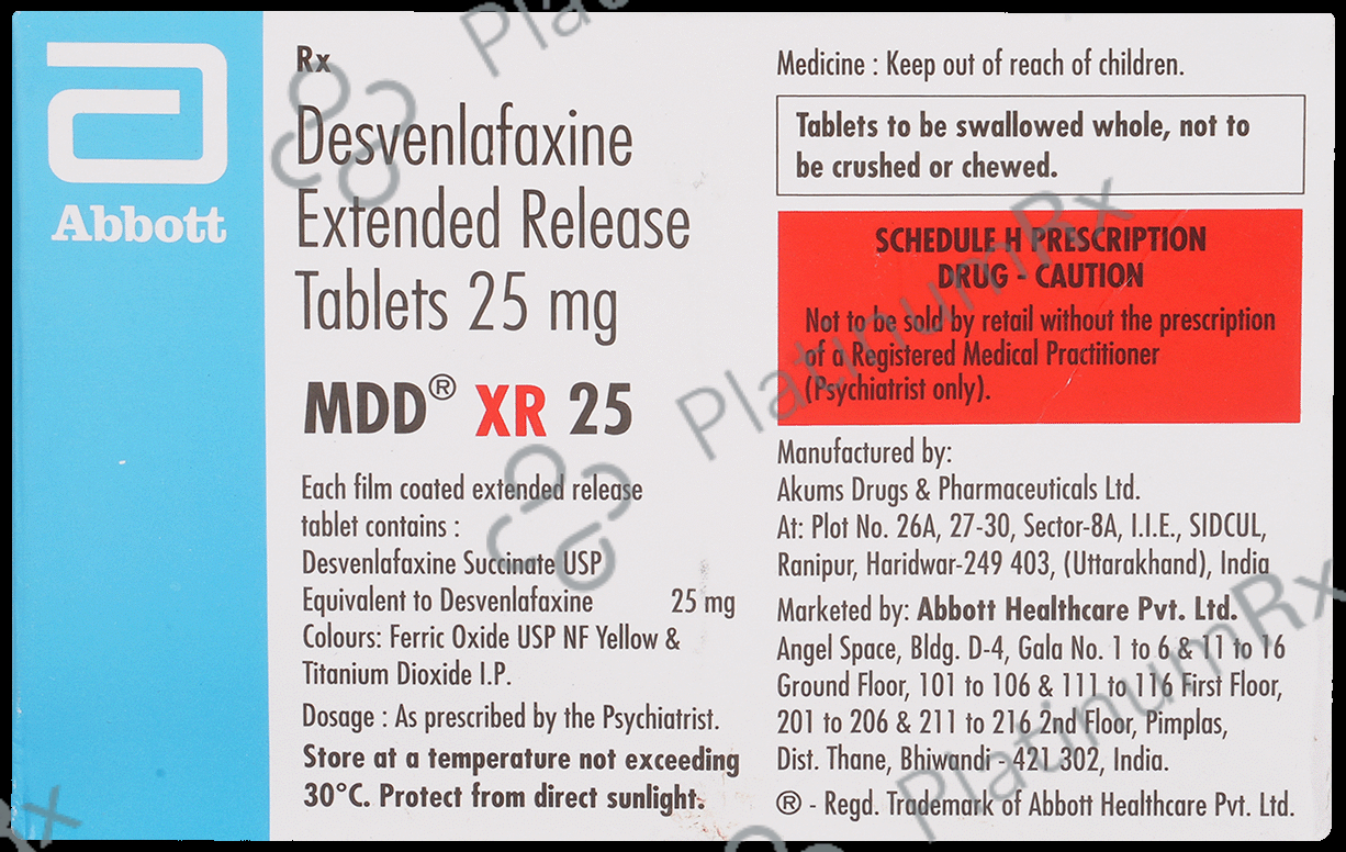 MDD XR 25 Tablet