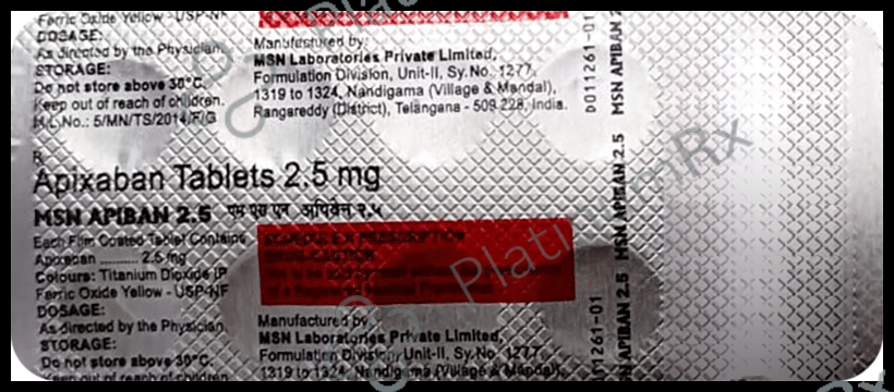 Apiban 2.5mg Tablet