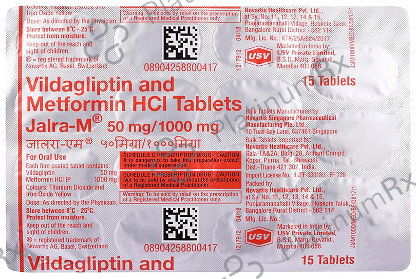 Jalra M 50/1000mg Tablet 15s